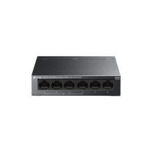 6-Port 10/100Mbps Desktop Switch with 4-Port PoE+