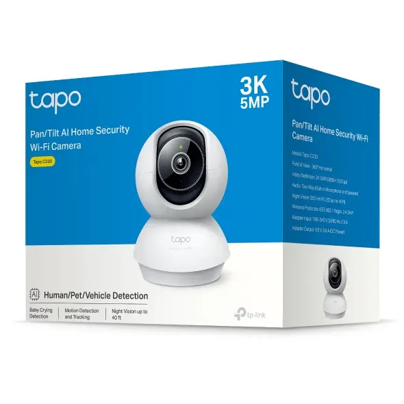Pan/Tilt AI Home Security Wi-Fi Camera - Image 10