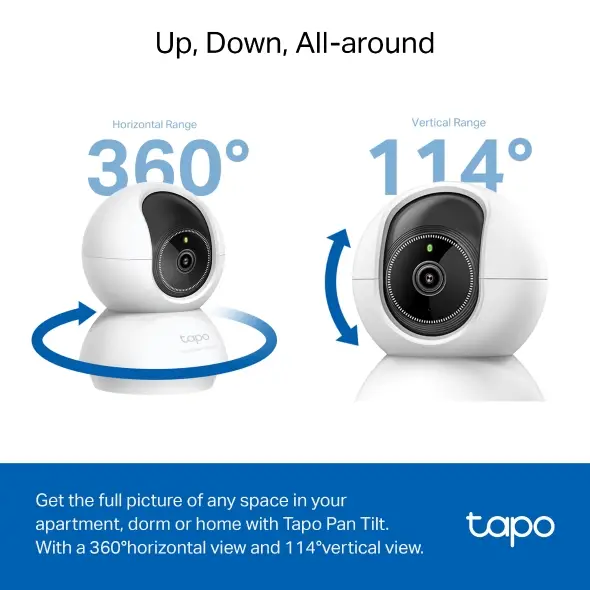 Pan/Tilt AI Home Security Wi-Fi Camera - Image 5