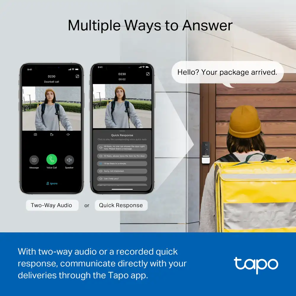 Tapo Smart Battery Video Doorbell - Image 7