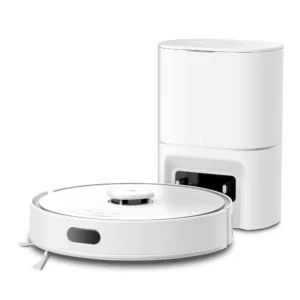 5300Pa Hyper Suction Robot Vacuum & Mop + Smart Auto-Empty Dock - White