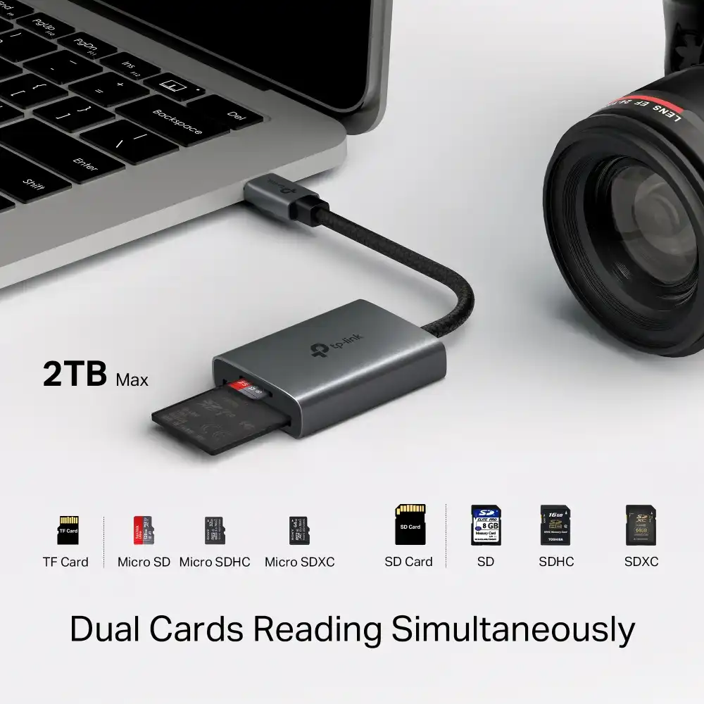 USB 3.0 Type-C to SD & microSD 3.0 Card Reader - Image 5