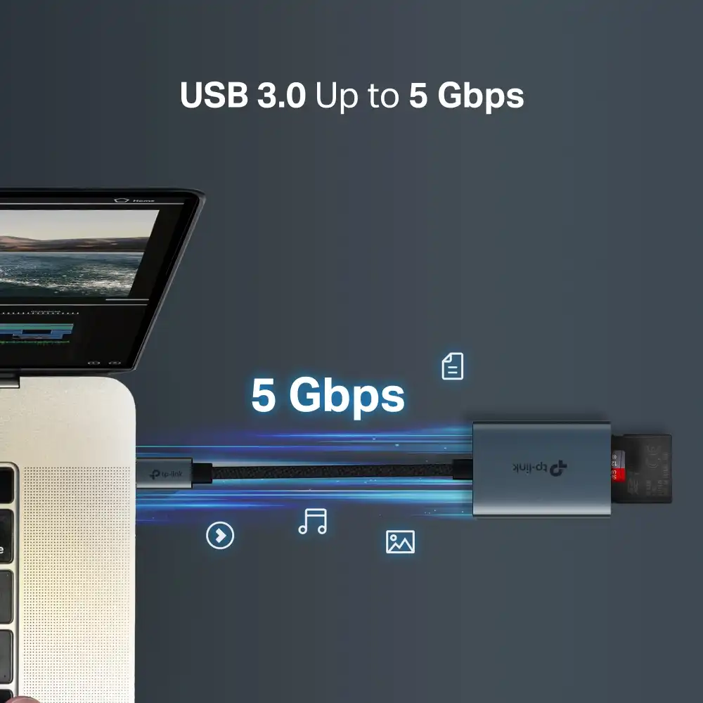 USB 3.0 Type-C to SD & microSD 3.0 Card Reader - Image 7