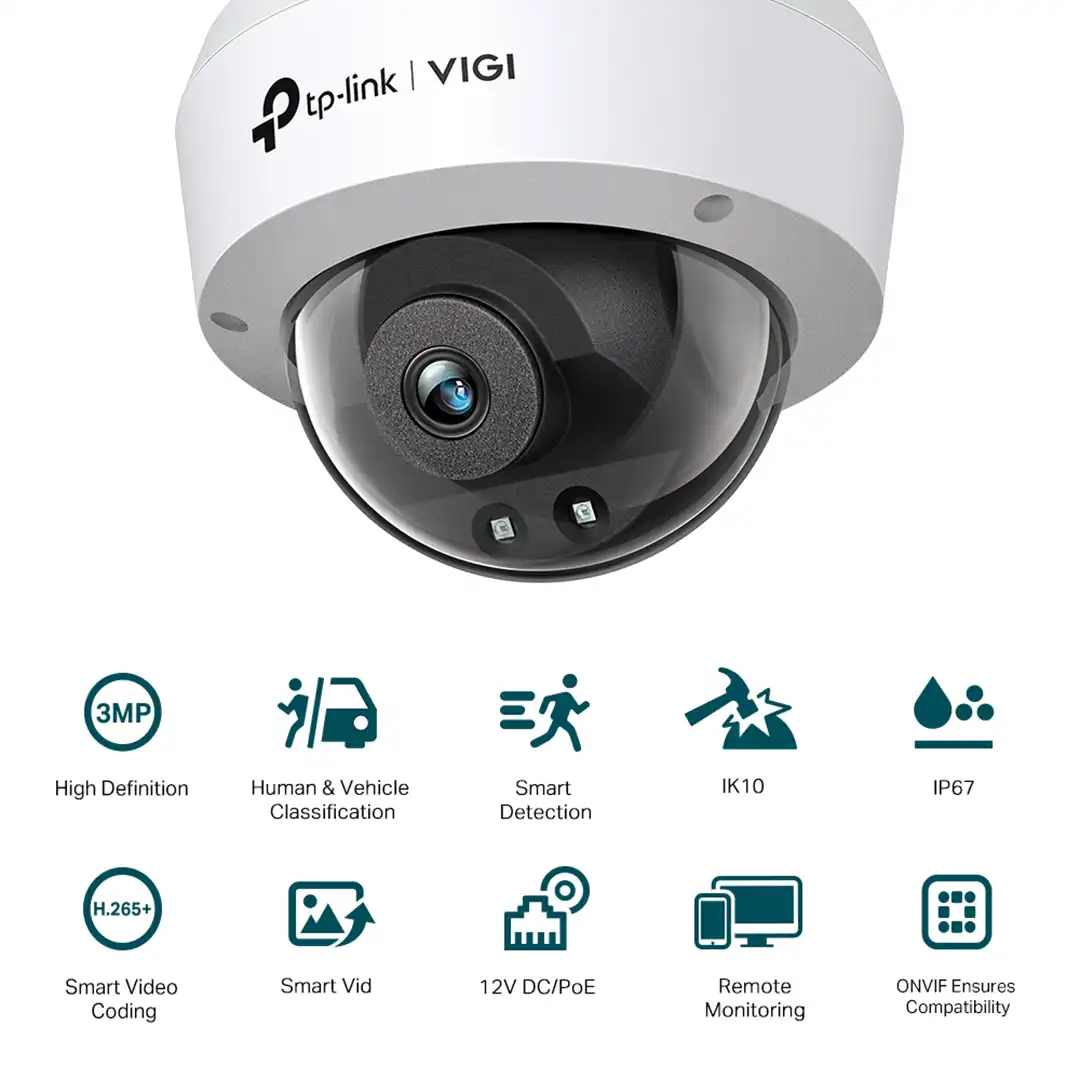 VIGI 3MP IR Dome Network Camera - Image 5